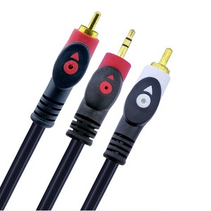 Cable 2X1 1 5 Metros RCA A 3 5Mm