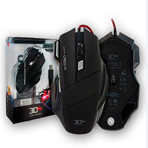 Mouse Gamer 3DFX IRON / X-TITAN 3200 Dpi