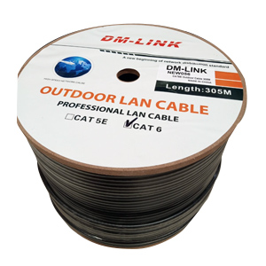 CABLE RED EXTERNO 100% COBRE 0.56MM CAT 6 
