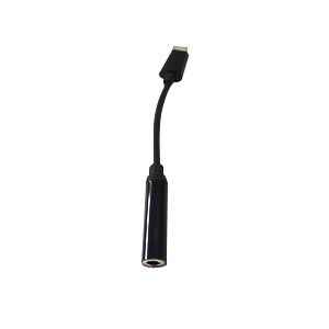 CABLE TYPE C A PLUS 3.5 NEGRO BOLSA