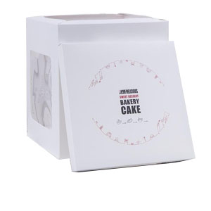 Caja para torta letra