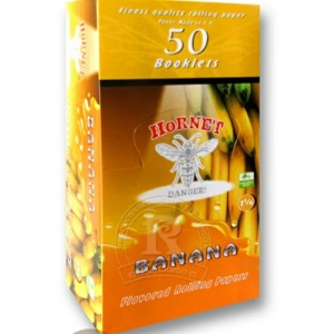 Papelillo Hornet sabor Banana 1 1/4 - Display