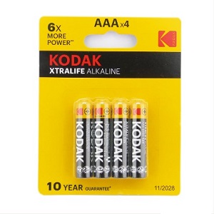 Pilas Kodak  X 4 AAA Xtralife Alcalina