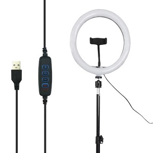 Kit Aro LED 10?+ Tripode 1.60Mts P/Smartphone