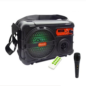 Parlante 6.5? Bluetooth Karaoke Recargable, FM/AUX/TF/USB