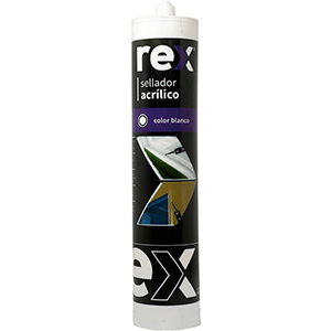 Sellador acrilico pintable blanco	REX