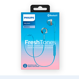 Audífono Bluetooth Philips SHB5250 Fresh Tones