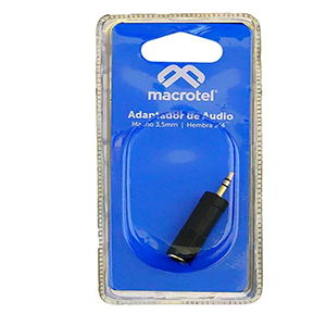 Adaptador Macho Macrotel 6.5mm a 3.5mm