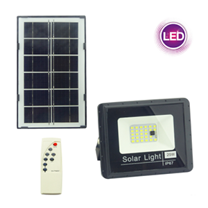 Foco Solar 25W 27 LED Con Panel solar