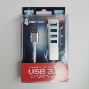 HUB USB 3.0 ALUMINIO 4 PUERTO