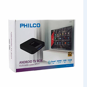 Mini Android TV Box 4K ATV11 Philco