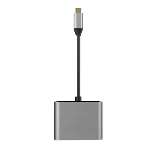 CABLE TYPE C A USB/HDTV/TYPE C METAL APOYO 4K