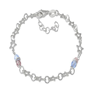 Pulsera Con Estrellas Y Circones Fantasía