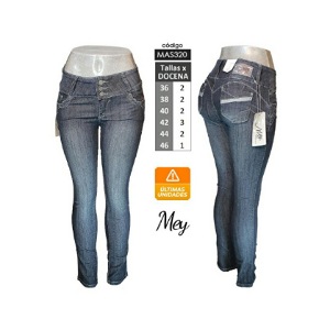 Jeans Mujer Mey Skinny