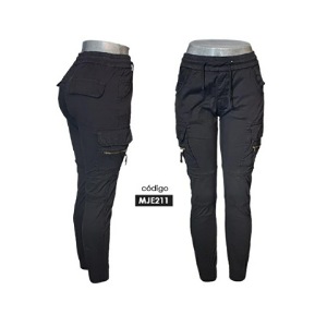 Jogger Cargo Gabardina Mujer 