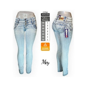 Jeans Mujer Mey Skinny