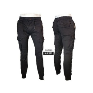 Jogger Cargo Gabardina Hombre