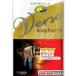 Tabaco Verso Euphoria Vainilla