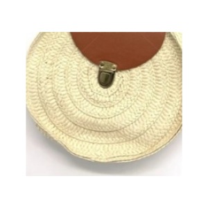 CARTERA ARTESANAL CLIP BEIGE