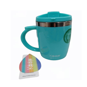 CAJA 12PCS MUG TERMO KEEP COLORES 400ML