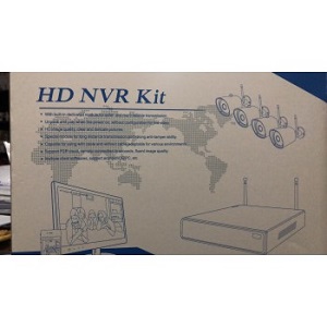 KIT NVR INALAMRICO WIFI 4 CAMARA CON 2 MEGAPIXEL Y SONIDO