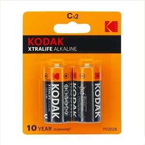 Pilas Kodak  X 2 Modelo C Alcalinas