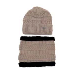 CONJUNTO HOMBRE GORRO + CUELLO DE PLUSH