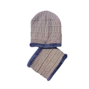 CONJUNTO HOMBRE GORRO + CUELLO DE PLUSH