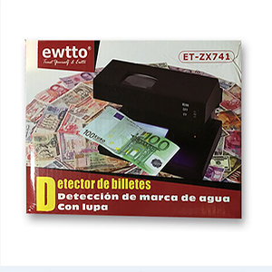 Detector de Billetes con lupa y luz ET-ZX741